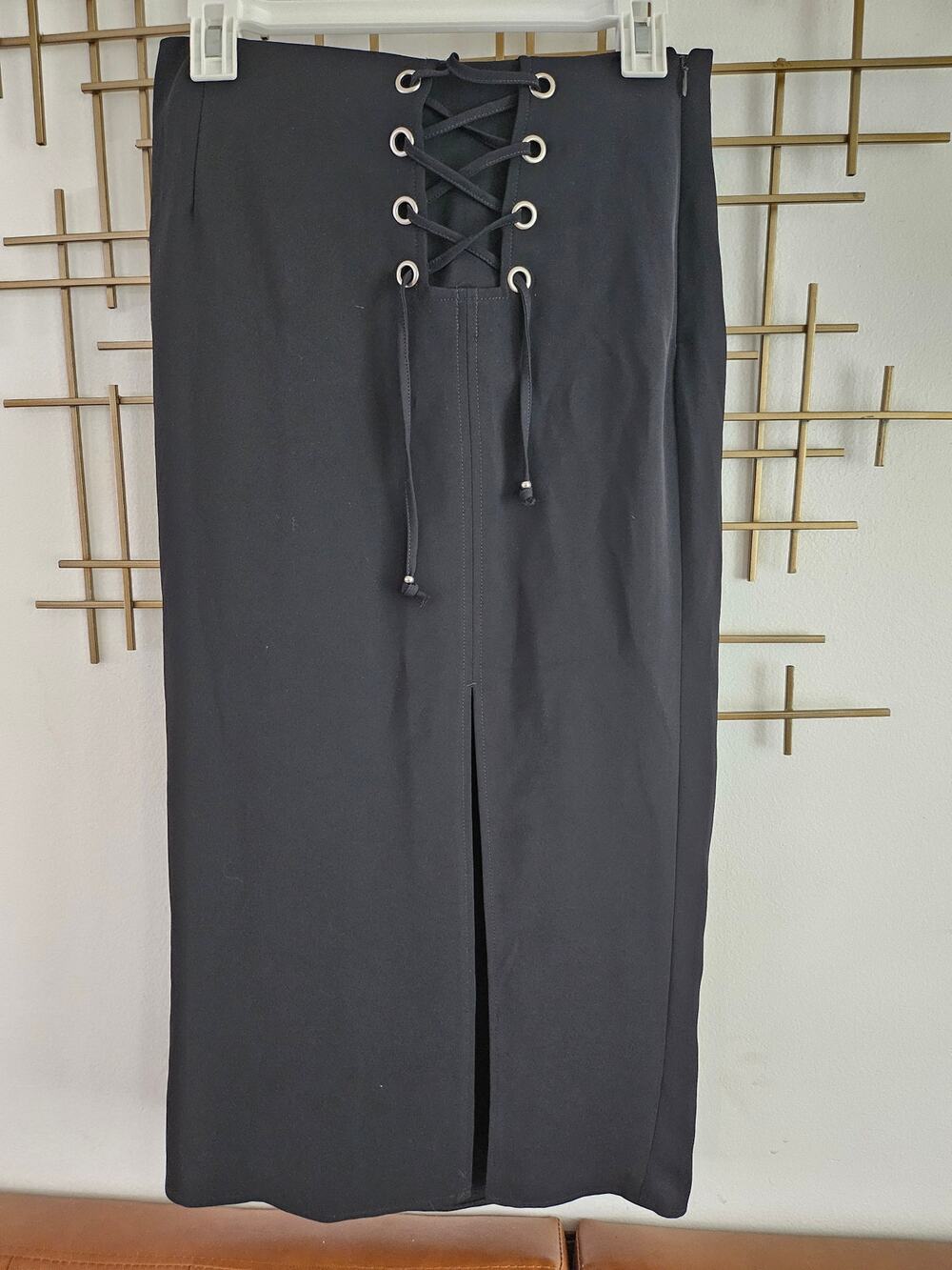 Sz 6 Women's- Express- Pencil Skirt with Front Lacing